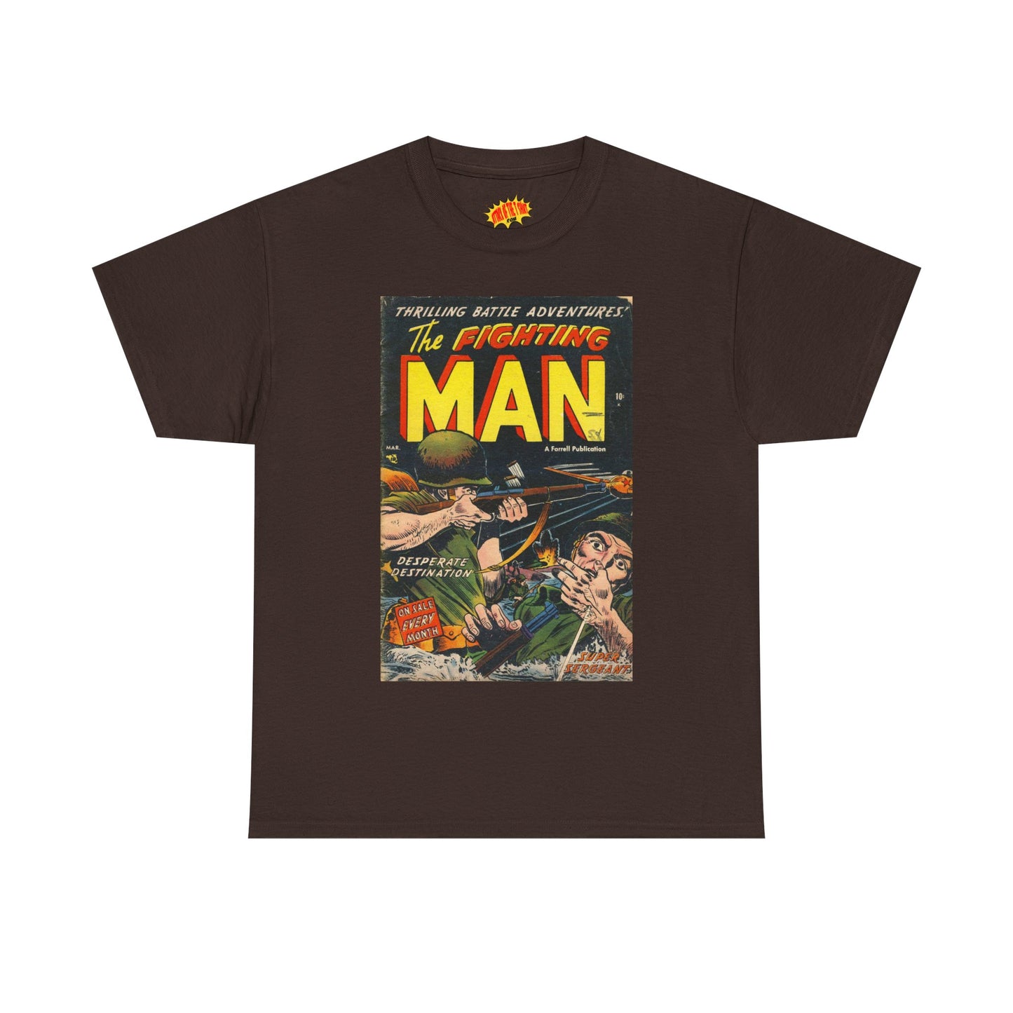 The Fighting Man March Comic Tee Shirt *Multiple Colors*