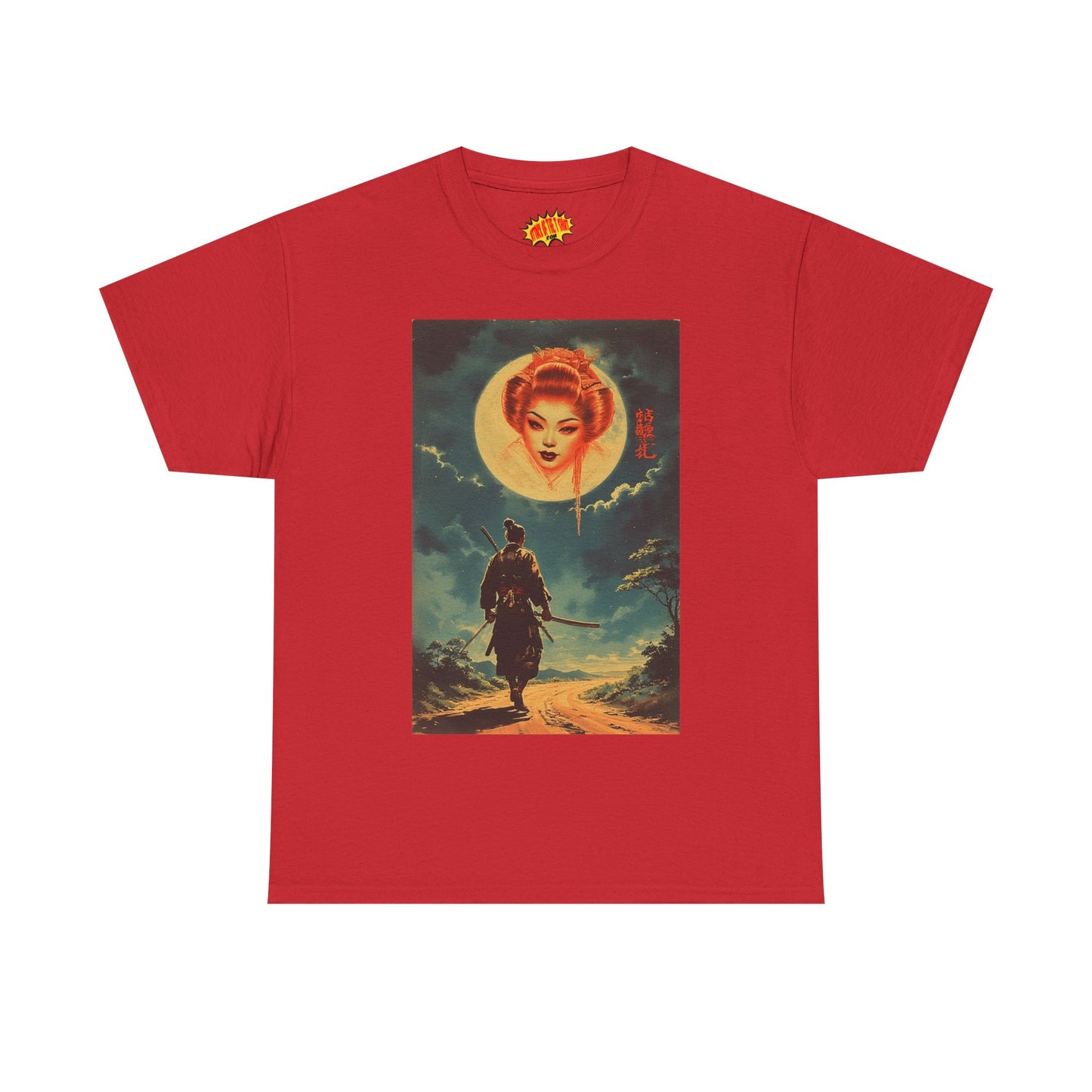 Walking Samurai w/Blood Moon Woman T-Shirt *Multiple Colors*