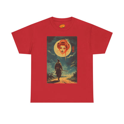 Walking Samurai w/Blood Moon Woman T-Shirt