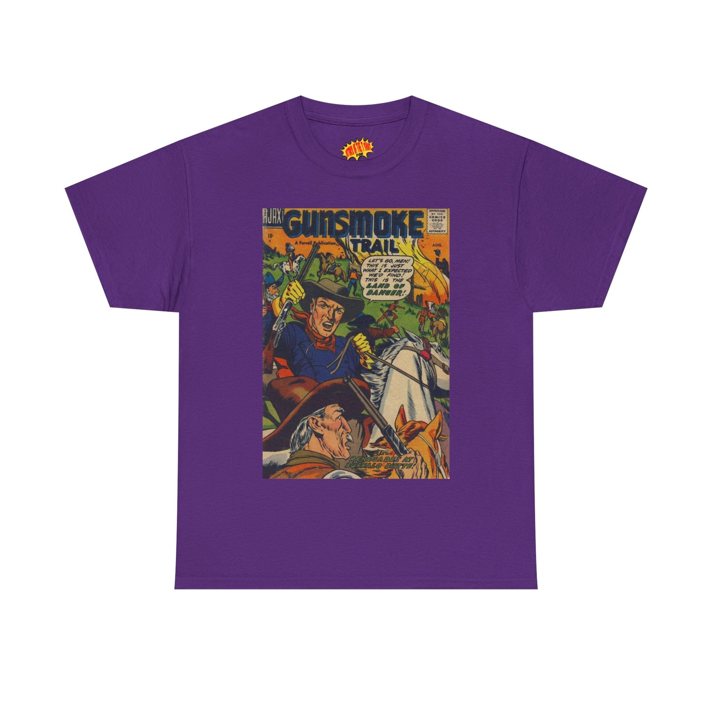 Gunsmoke Trail August Comic Tee Shirt *Multiple Colors*