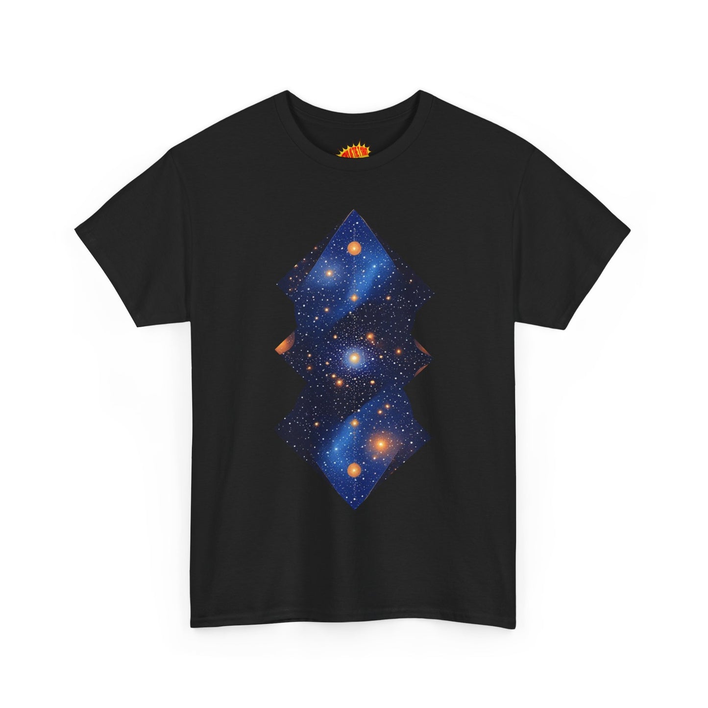 Geometric Shaped Galaxy Graphic Space Art Tee Shirt *Multiple Colors*
