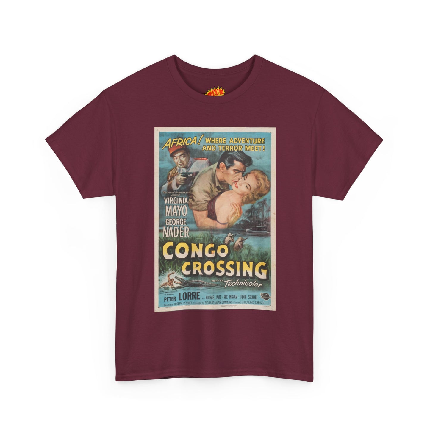 Congo Crossing Movie Poster T-Shirt *Multiple Colors*