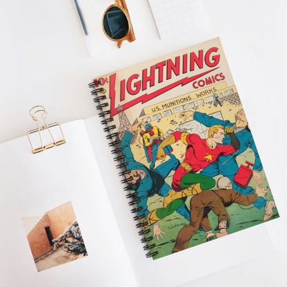 Lightning Comics Dec. Spiral Notebook