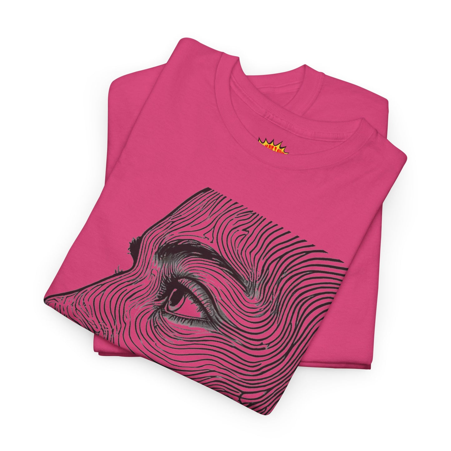 Human Face Profile Line Drawing Graphic Art Tee Shirt *Multiple Colors*