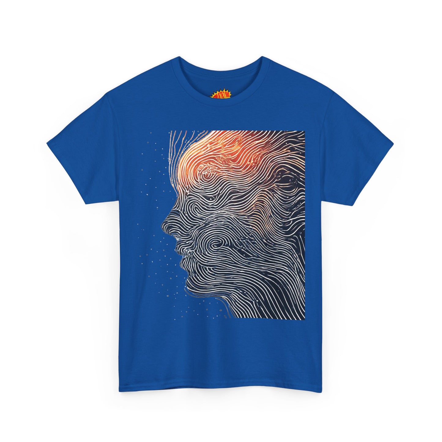 Line Drawing Face Graphic Art Tee Shirt *Multiple Colors*