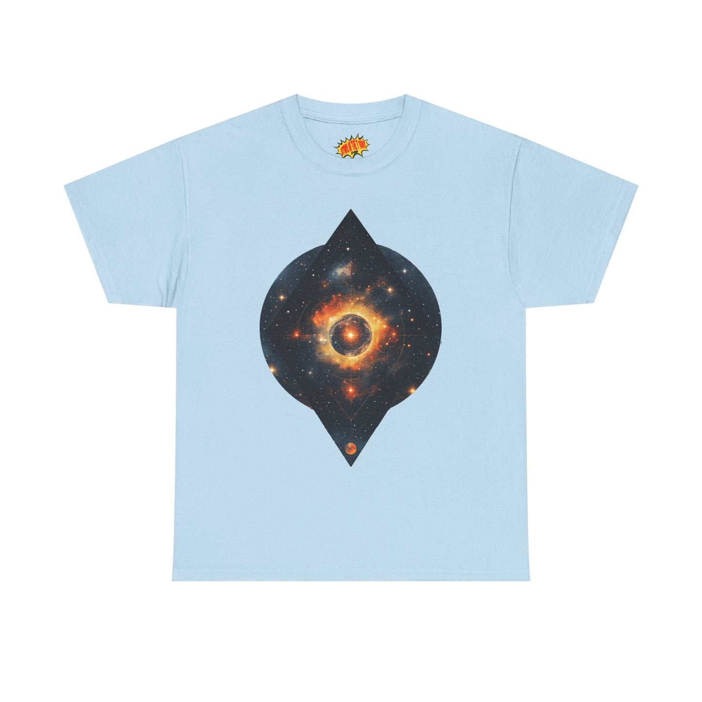 Rounded Diamond Shape Nebula Graphic Space Art Tee Shirt *Multiple Colors*