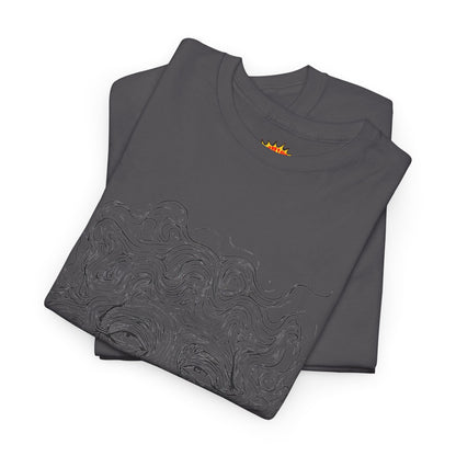 Human Face Line Drawing Graphic Art Tee Shirt