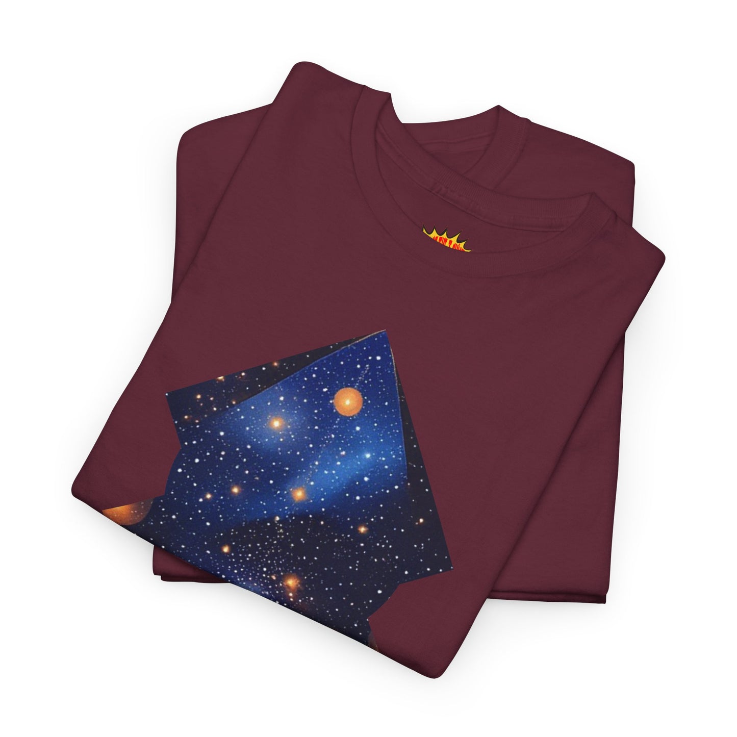 Geometric Shaped Galaxy Graphic Space Art Tee Shirt *Multiple Colors*