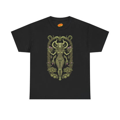Dryad Flower Succubus Heavy Cotton Forest Dweller Tee Shirt