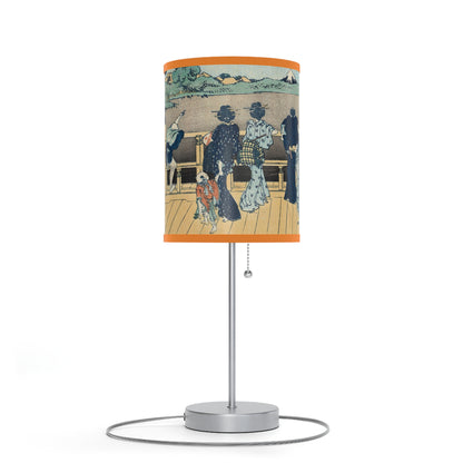The Sazai Hall by Hokusai Japanese Lamp