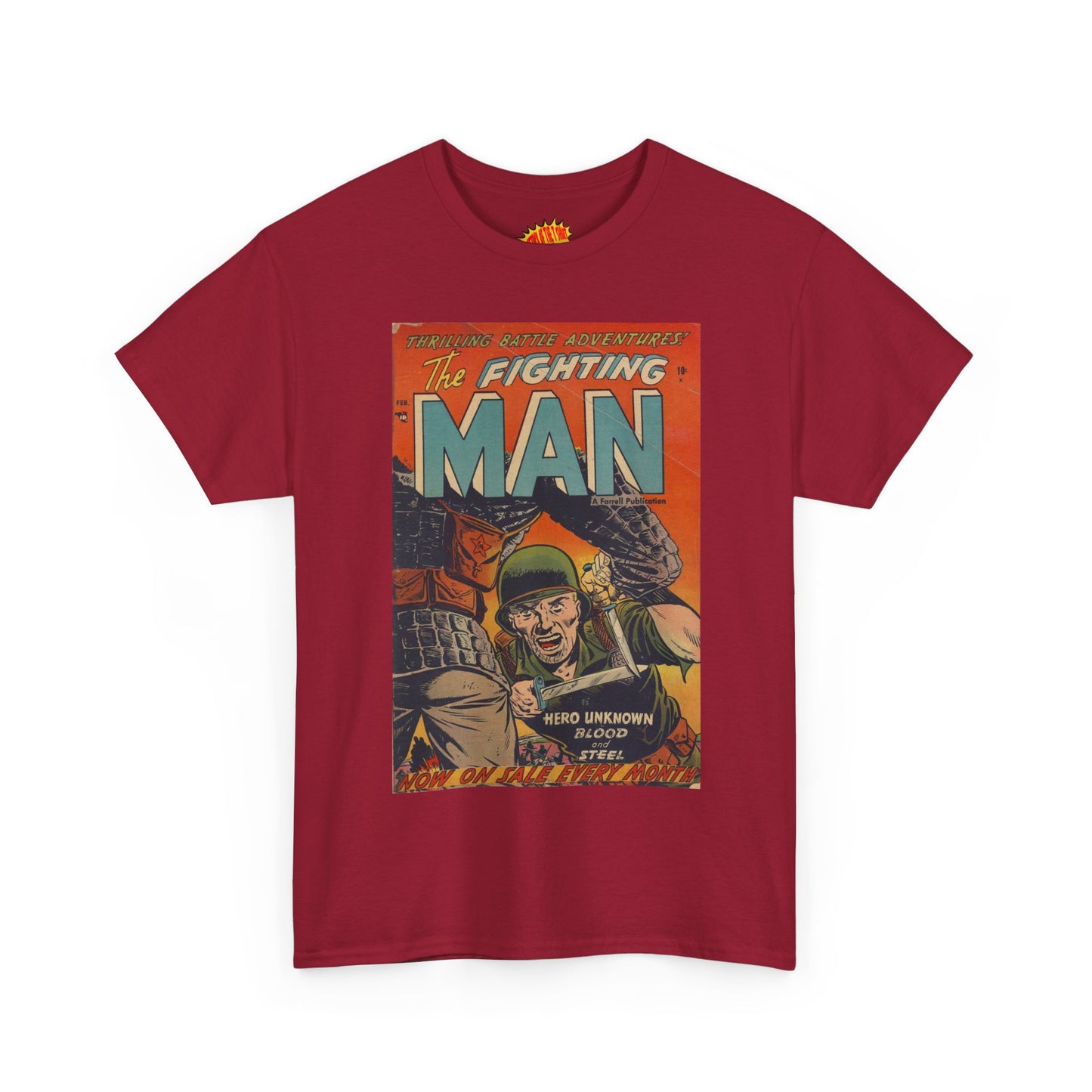 The Fighting Man February Comic Tee Shirt *Multiple Colors*