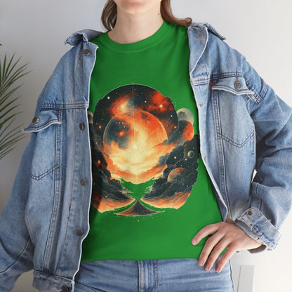 Moonscape w/Clouds Graphic Tee Shirt