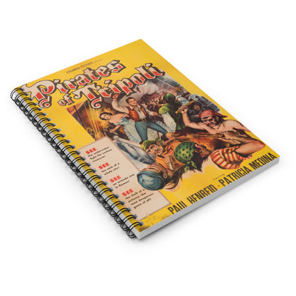 Pirates of Tripoli - Vintage Movie Poster Notebook