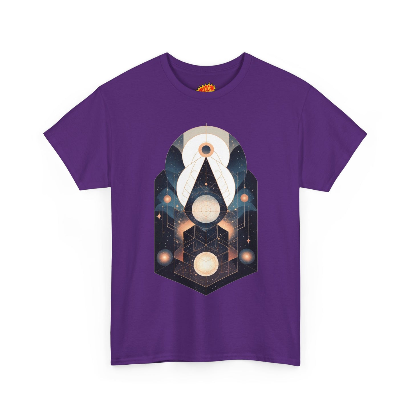 Geometric Space Art Pattern Graphic Tee Shirt *Multiple Colors*