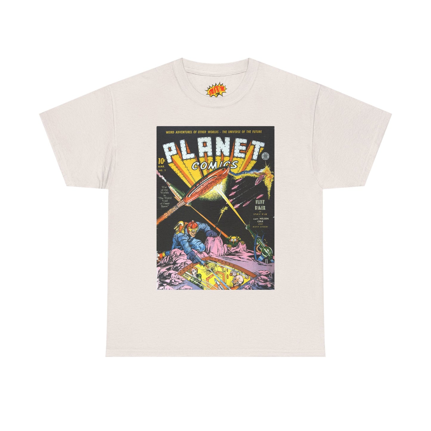 Planet Comics #3 - Heavy Cotton Tee *Light Colors*