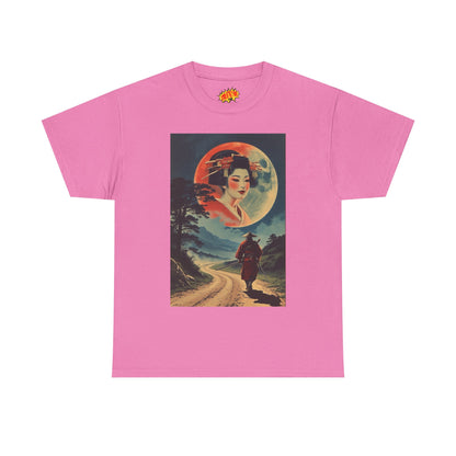 Walking Samurai w/Full Moon Woman T-Shirt