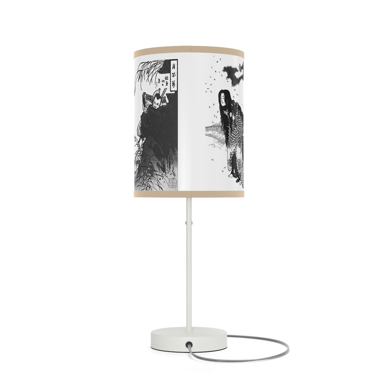 Japanese Woodcut Lamp