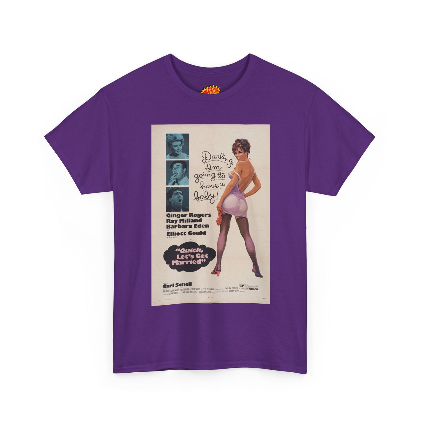 Quick, Let's Get Married Movie Poster T-Shirt *Multiple Colors*