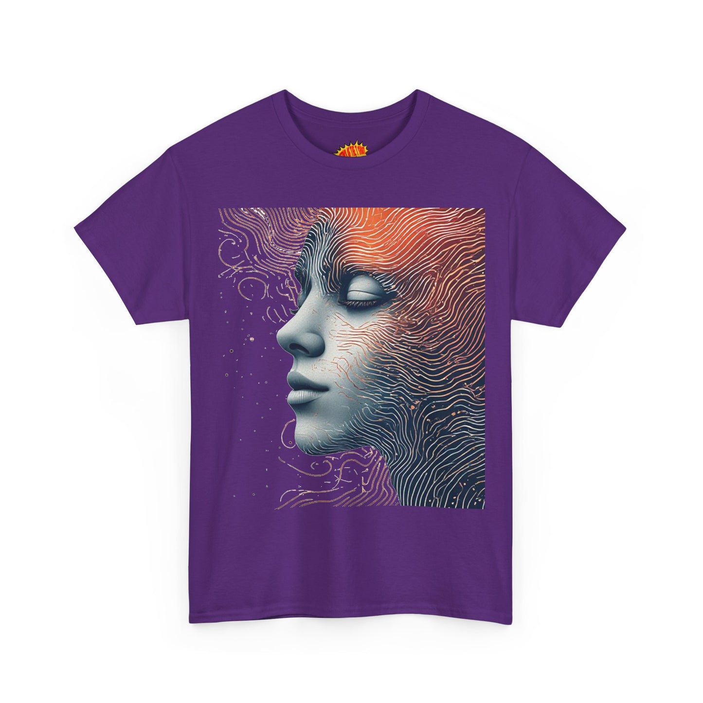 Graphic Art Face Tee Shirt *Multiple Colors*