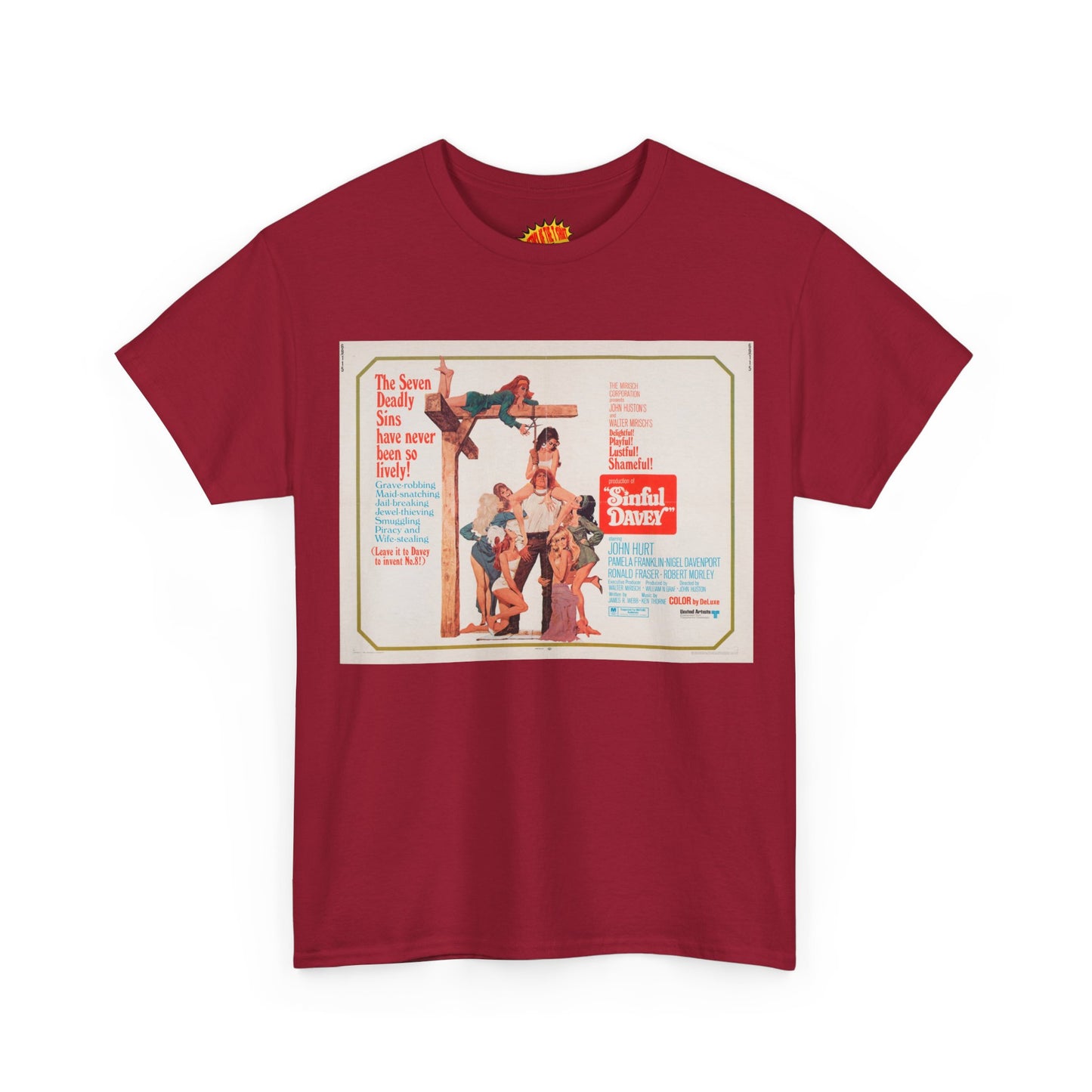 Sinful Davey Movie Poster T-Shirt *Multiple Colors*