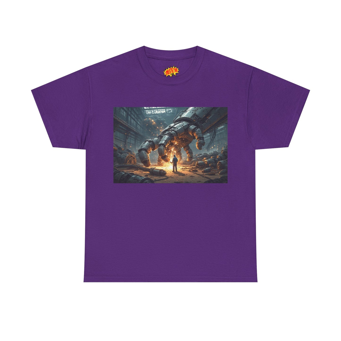 Anime Mech Factory w/Welder & Robot Hand T-Shirt *Multiple Colors*