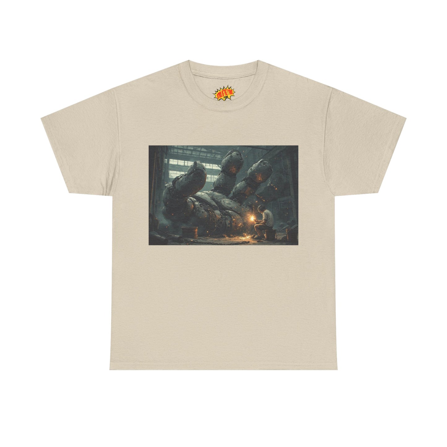 Anime Robot Hand w/Welder Scene T-Shirt *Multiple Colors*