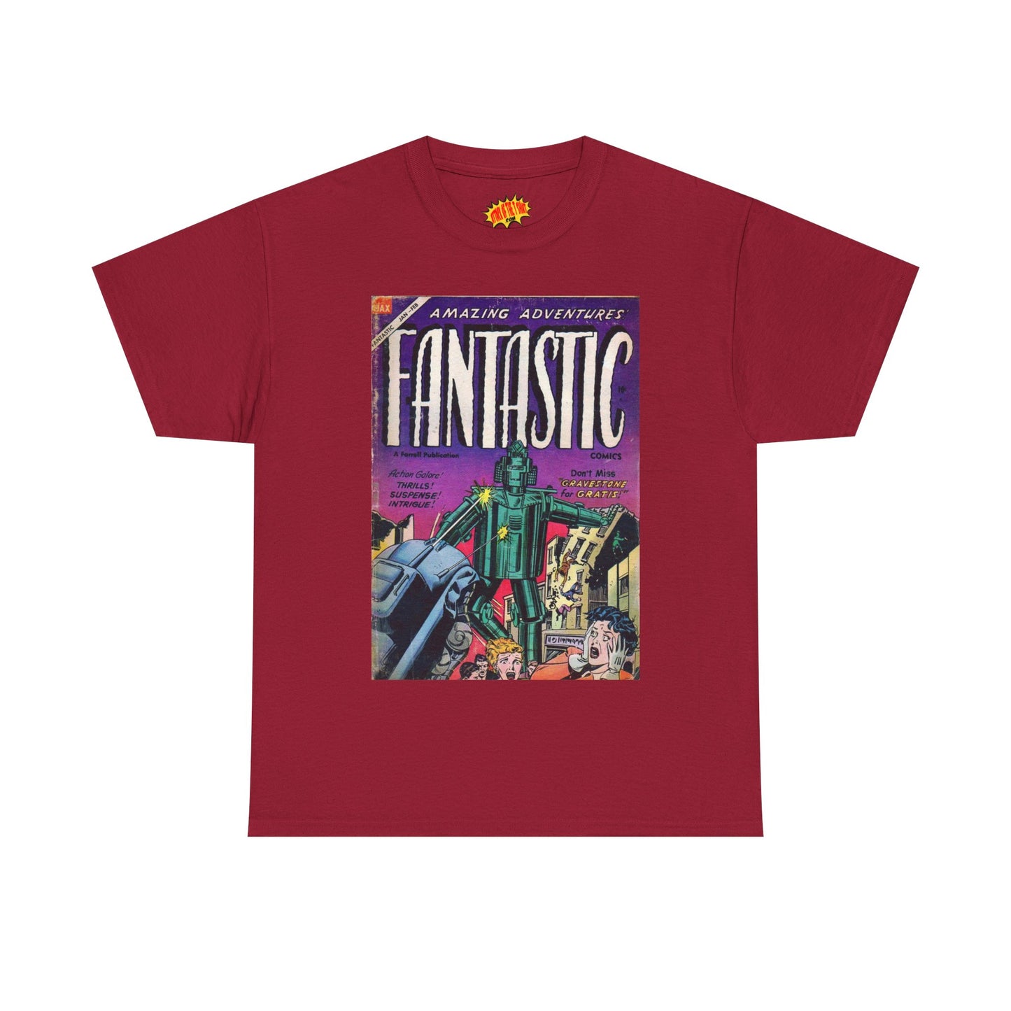Fantastic January - February Comic Tee Shirt *Multiple Colors*