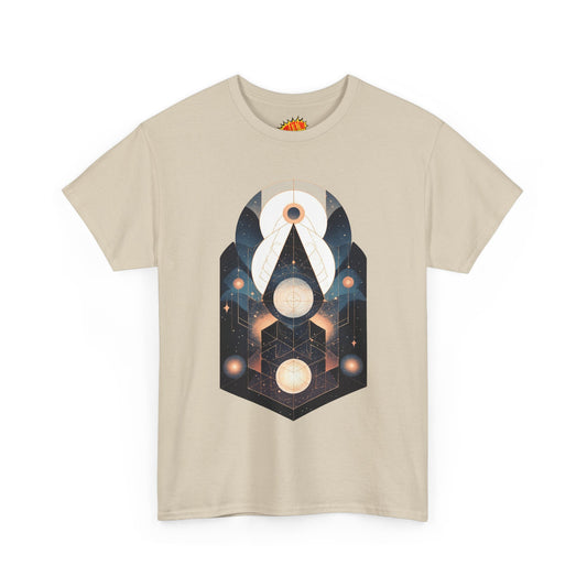 Geometric Space Art Pattern Graphic Tee Shirt *Multiple Colors*