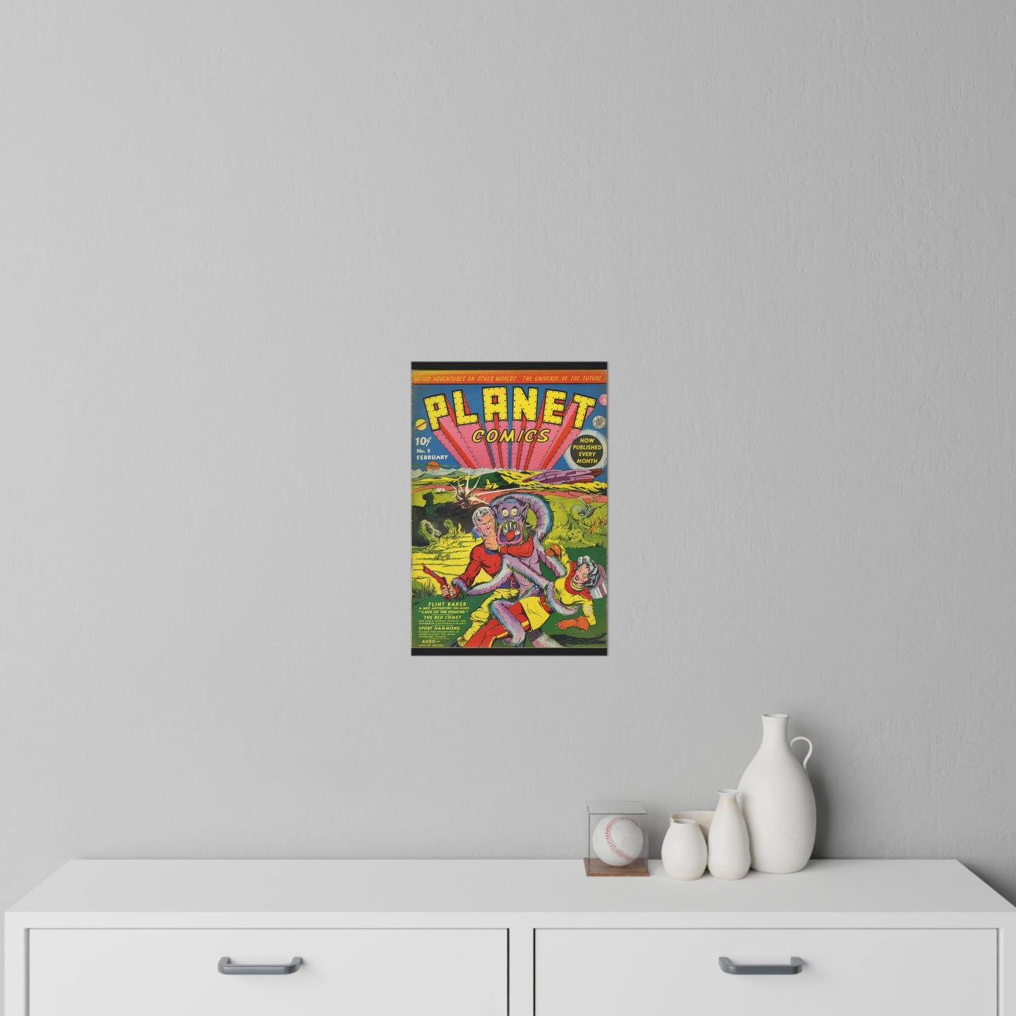 Planet Comics #2 Wall Decals *Multiple Sizes Available*
