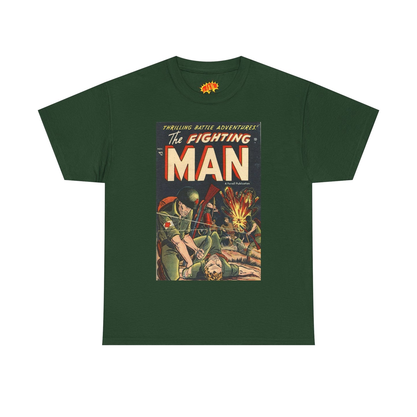 The Fighting Man November Comic Tee Shirt *Multiple Colors*