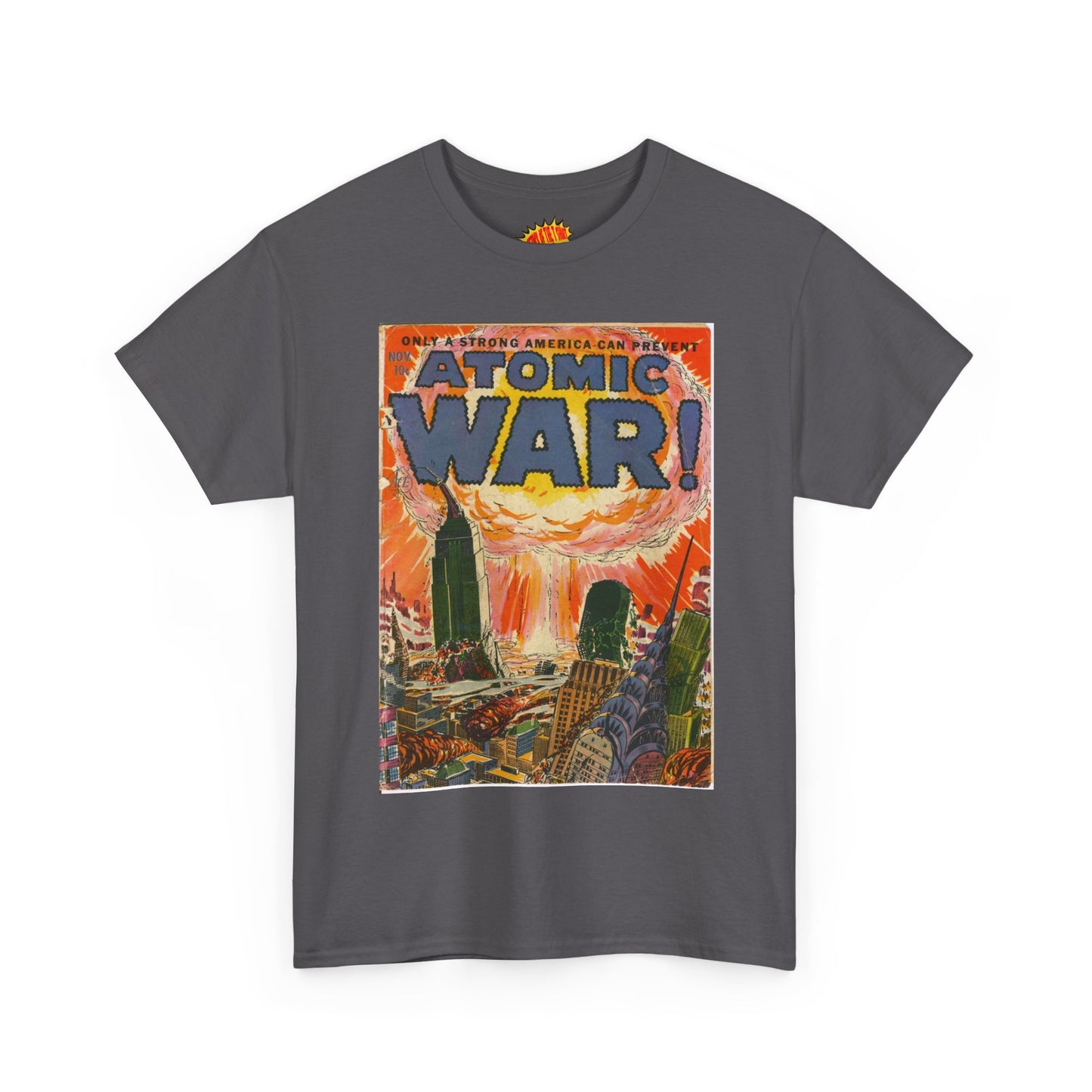 Atomic War Nov. Comic Tee Shirt *Multiple Colors*