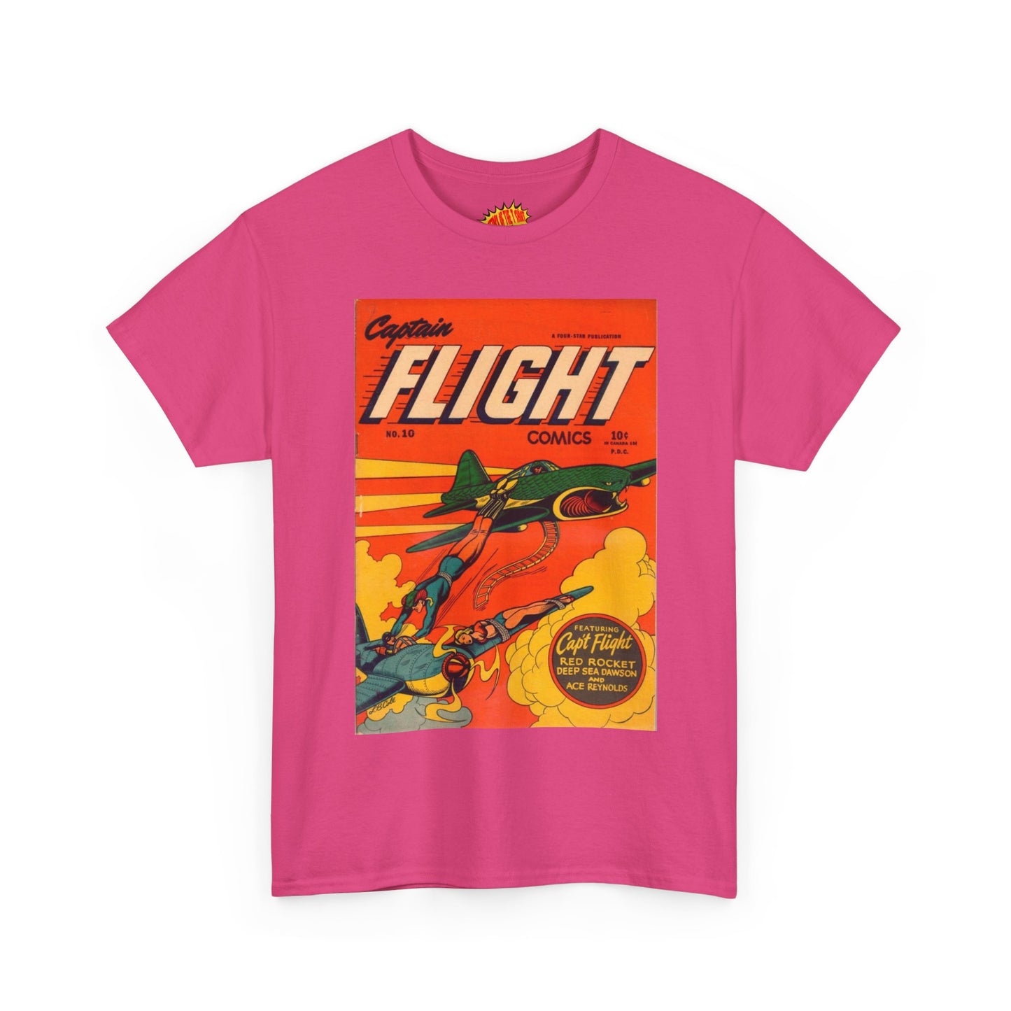 Captain Flight No. 10 Comic Tee Shirt *Multiple Colors*