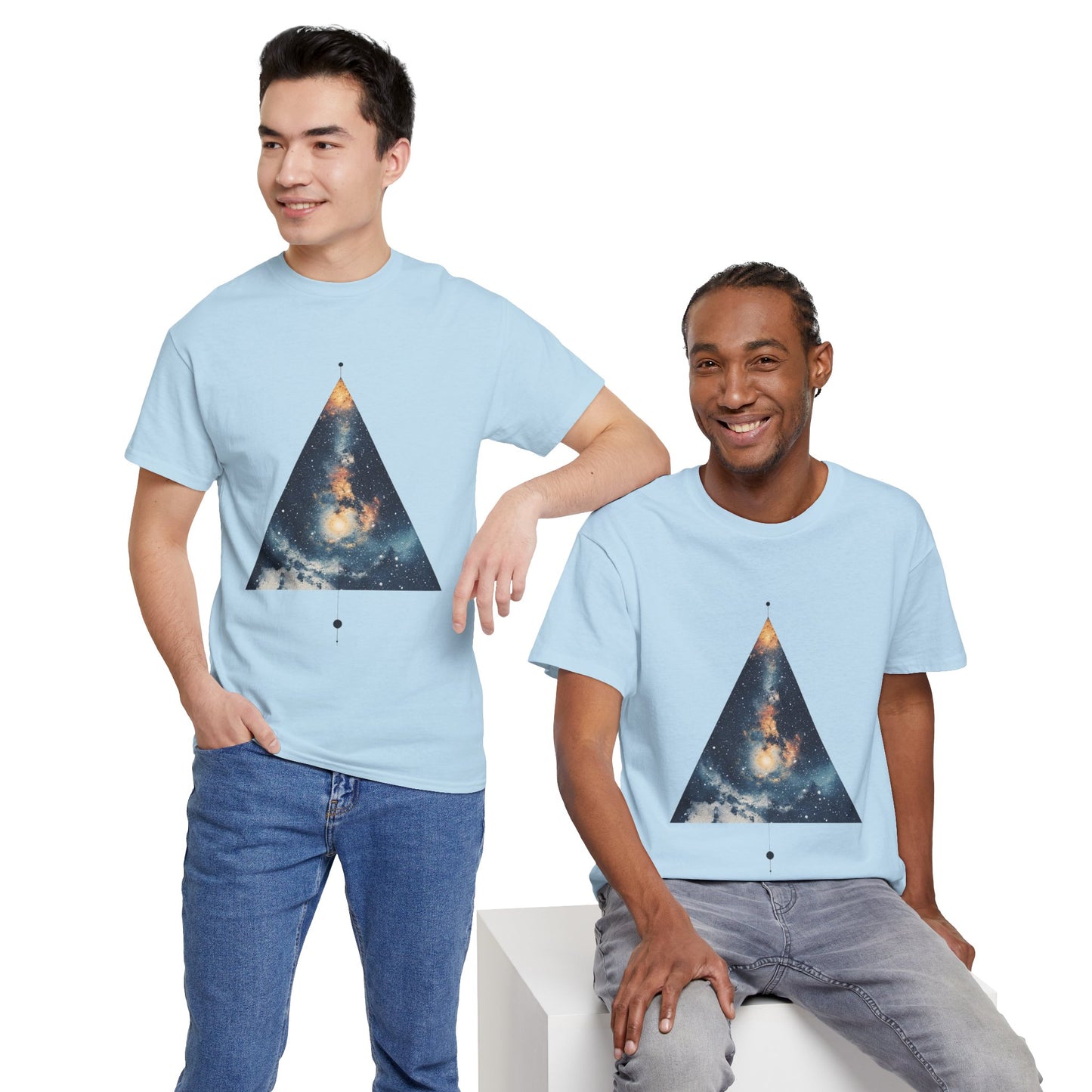 Triangle Nebula Graphic Space Art Tee Shirt *Multiple Colors*