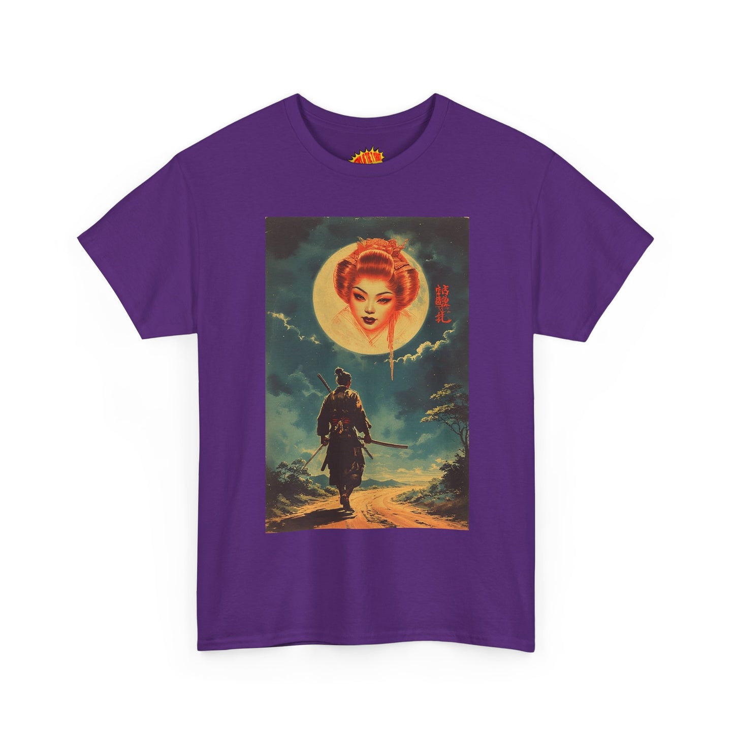 Walking Samurai w/Blood Moon Woman T-Shirt *Multiple Colors*