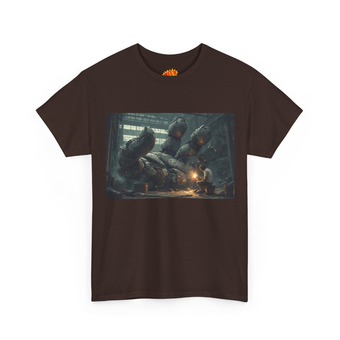 Anime Robot Hand w/Welder Scene T-Shirt *Multiple Colors*