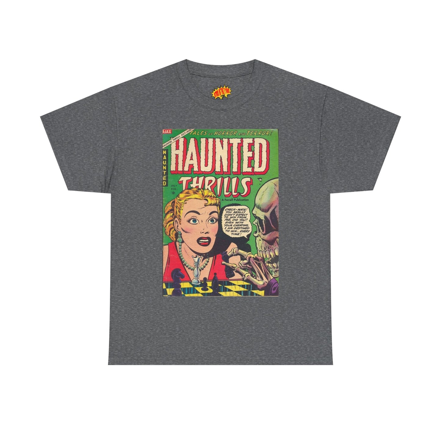 Haunted Thrills July - August Comic Tee Shirt *Multiple Colors*