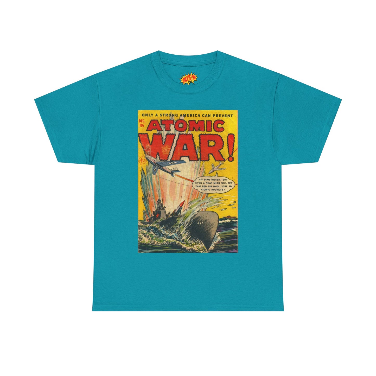 Atomic War Dec. Comic Tee Shirt *Multiple Colors*