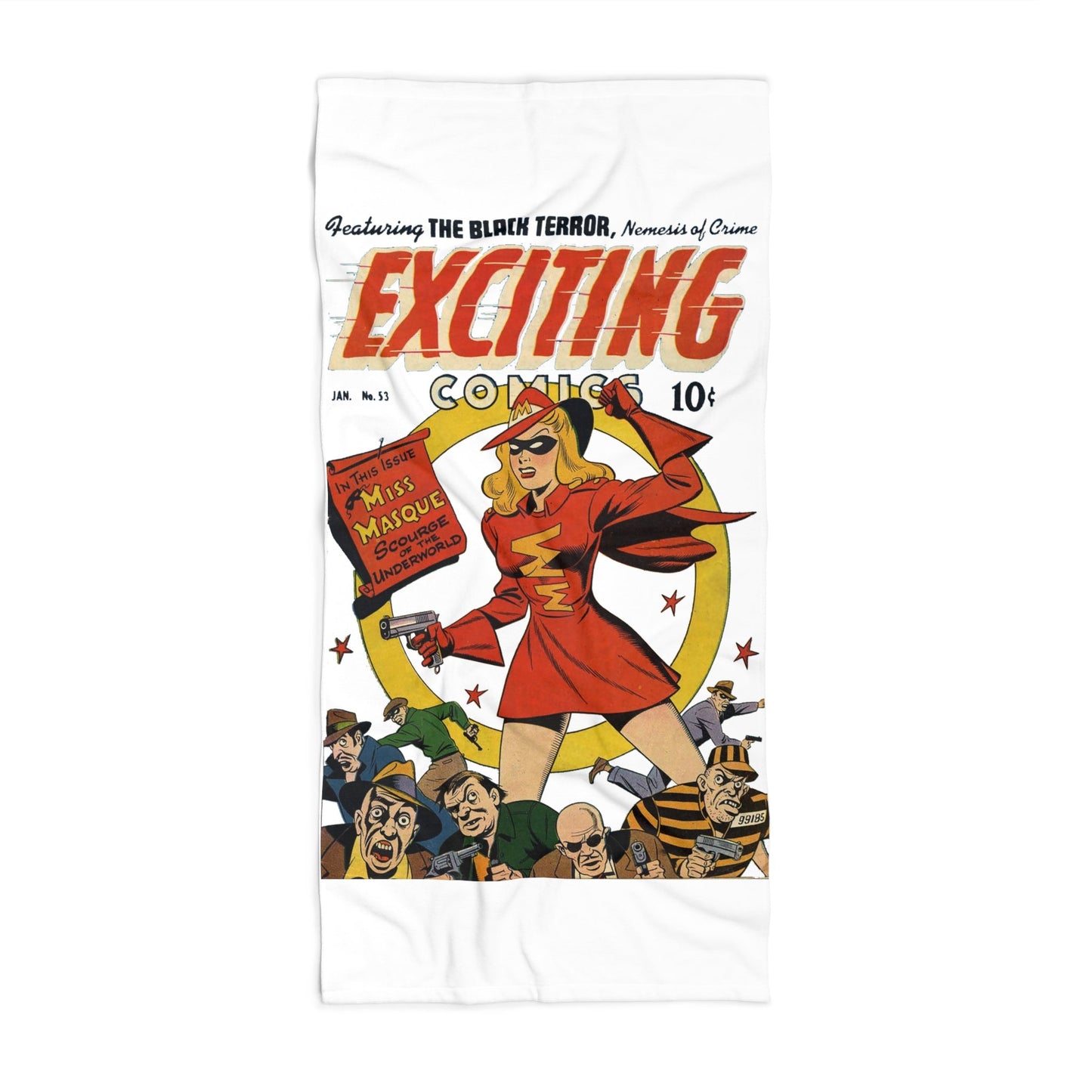 Miss Masque Beach Towel