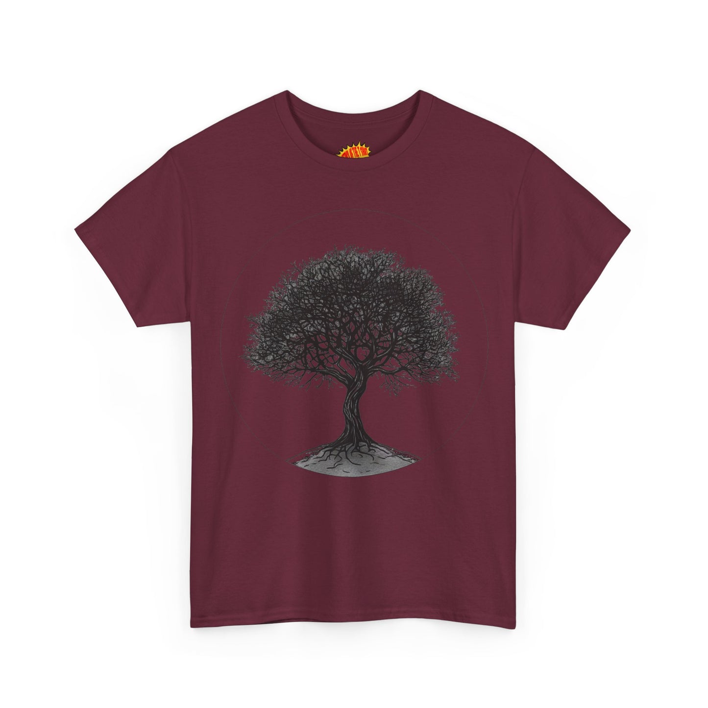 Circle Tree Sketch Drawing Graphic Art Tee Shirt *Multiple Colors*