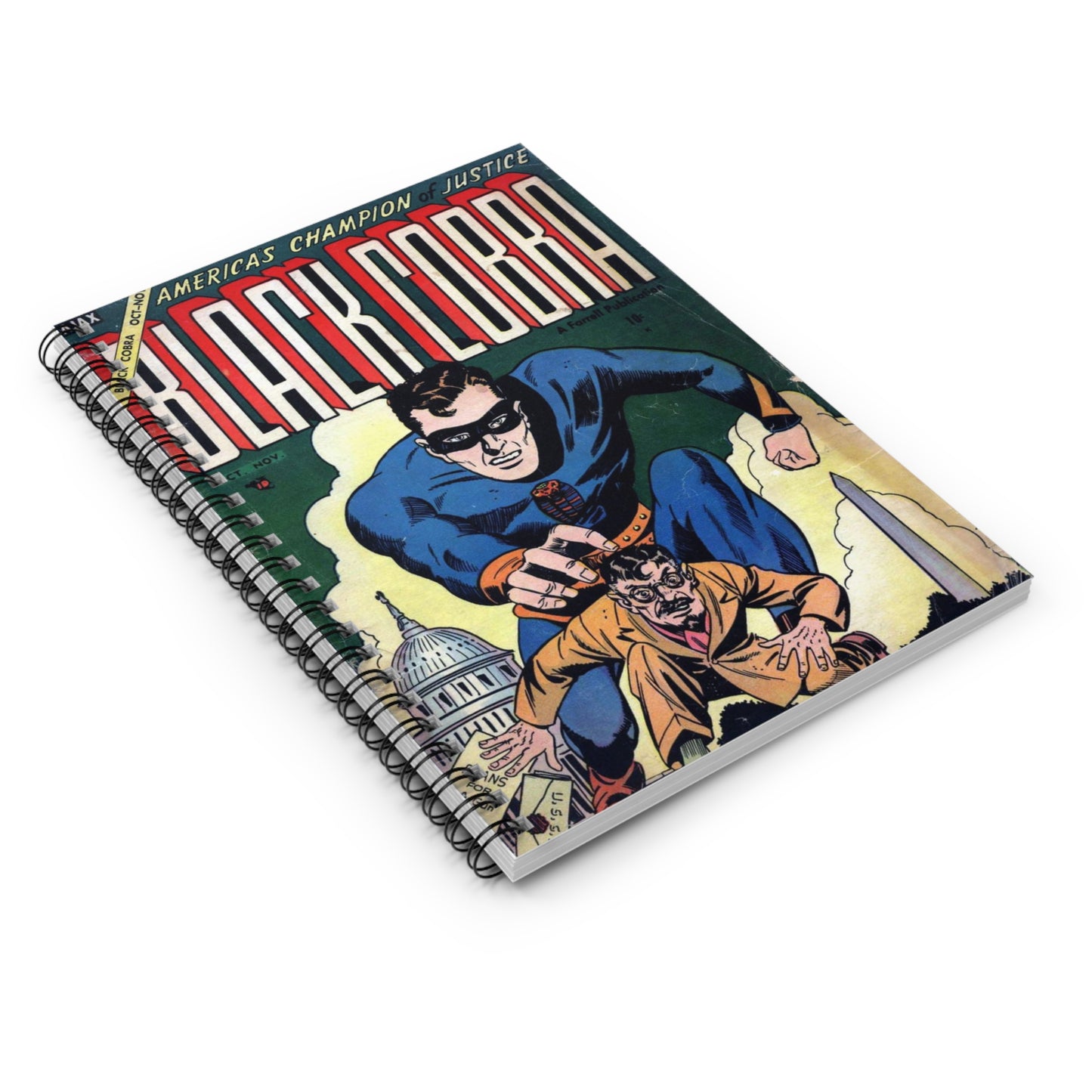 Black Cobra October - November Comic Book Cover Notebook