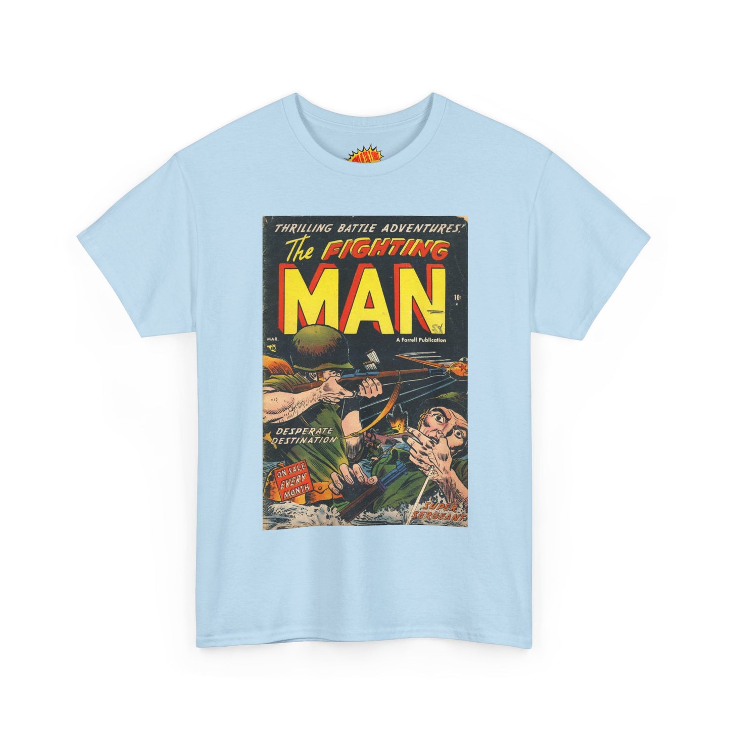 The Fighting Man March Comic Tee Shirt *Multiple Colors*