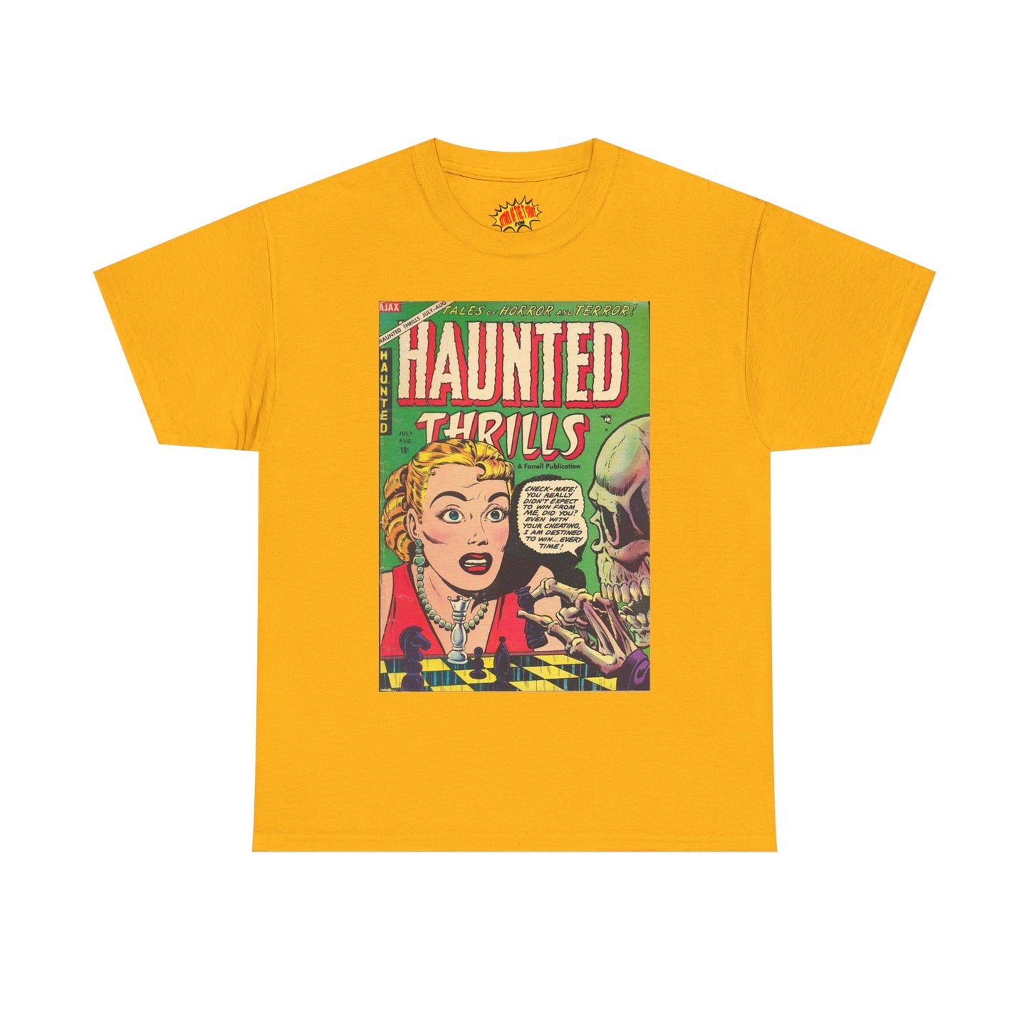 Haunted Thrills July - August Comic Tee Shirt *Multiple Colors*
