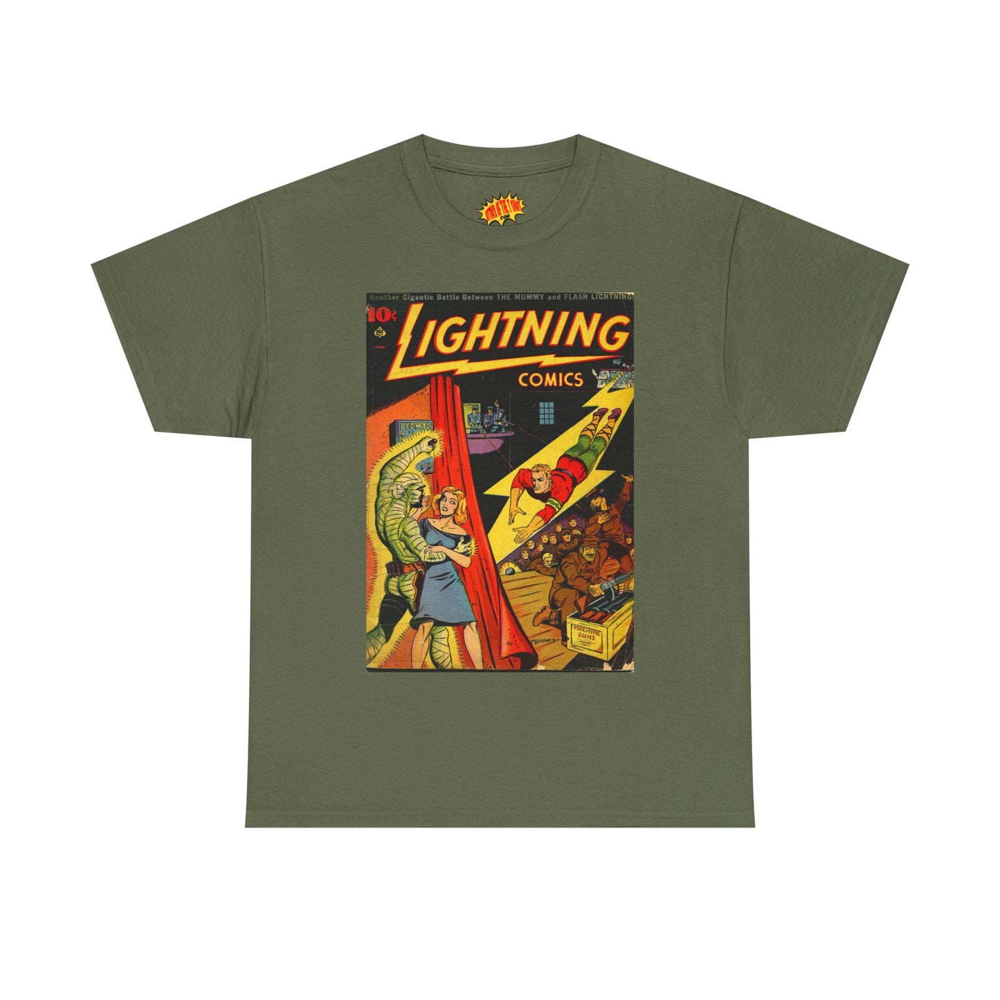 Lightning Comics April Comic Tee Shirt *Multiple Colors*