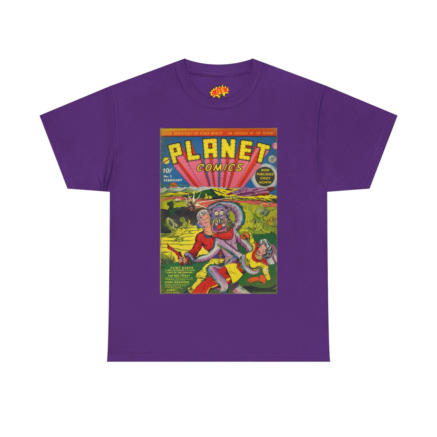 Planet Comics #2 - Heavy Cotton Tee *Dark Colors*