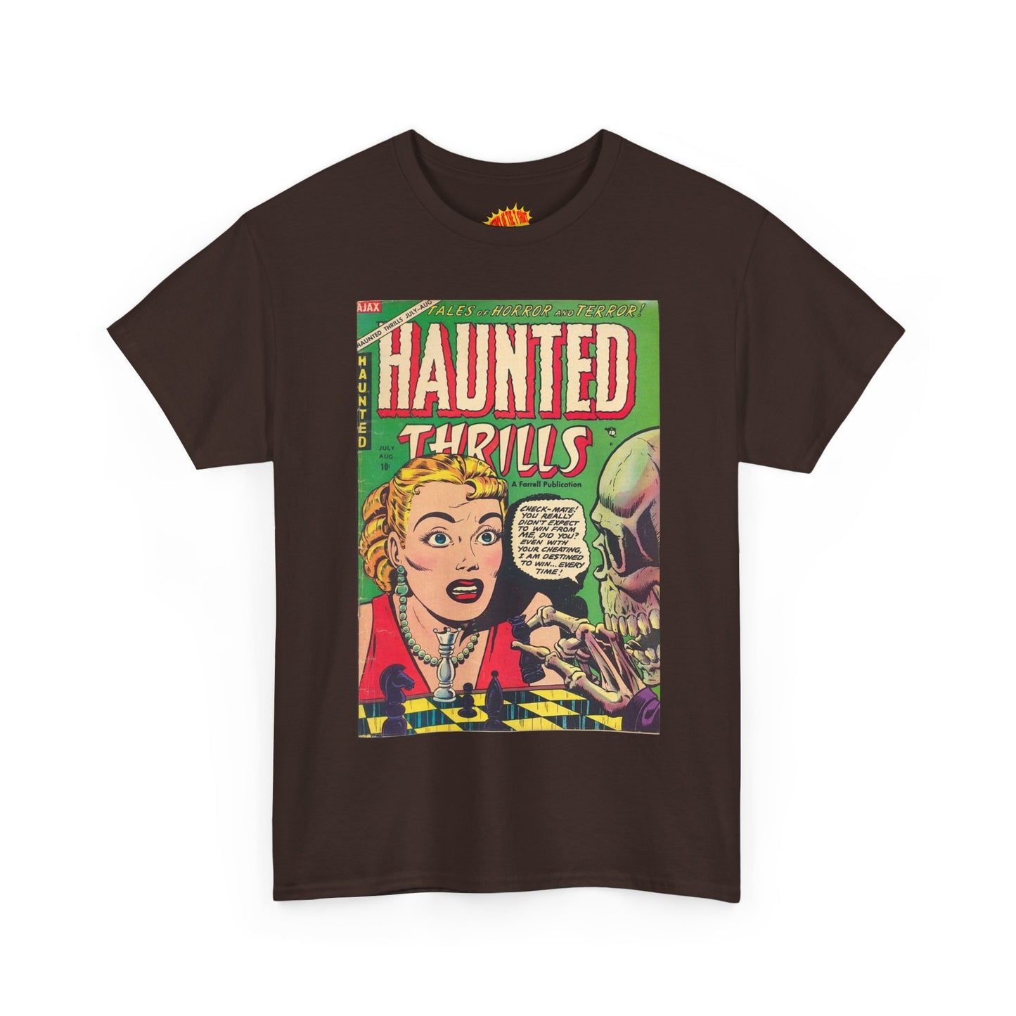 Haunted Thrills July - August Comic Tee Shirt *Multiple Colors*