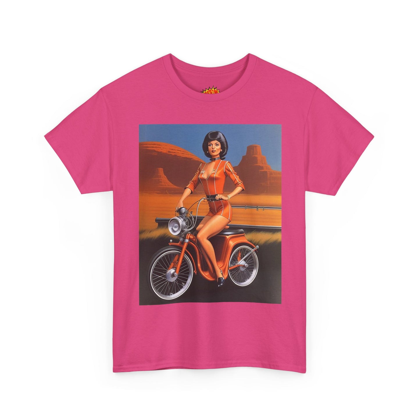 Retro Scooter Lady T-Shirt *Multiple Colors*