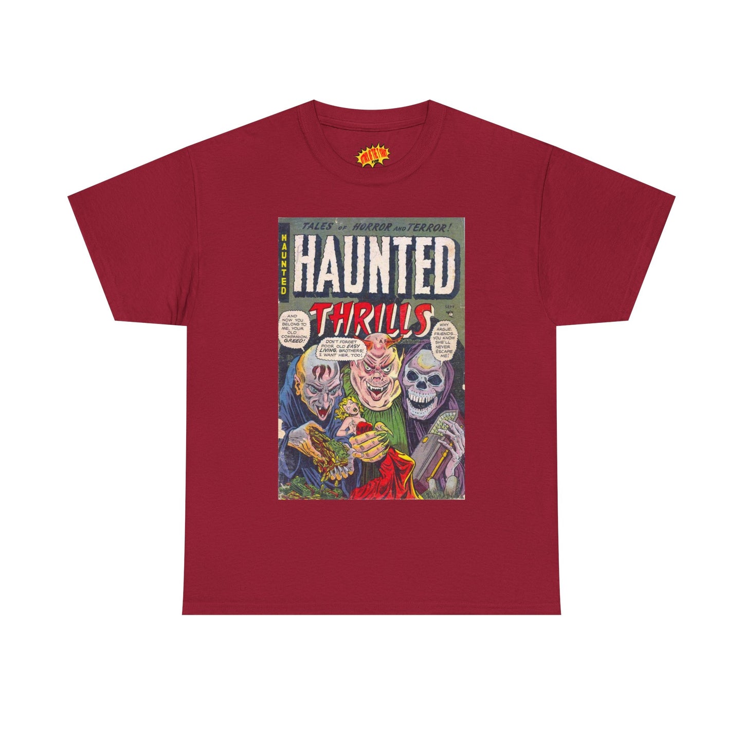 Haunted Thrills September Comic Tee Shirt *Multiple Colors*