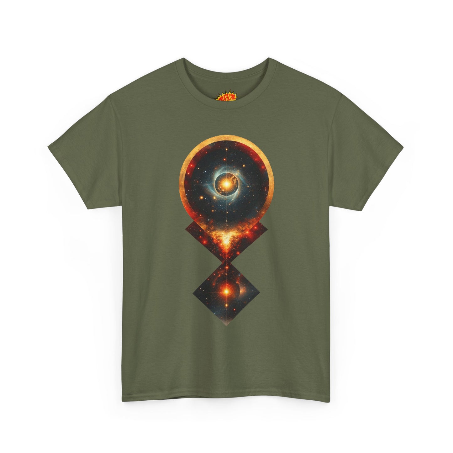 Geometric Space Nebula Graphic Art Tee Shirt *Multiple Colors*