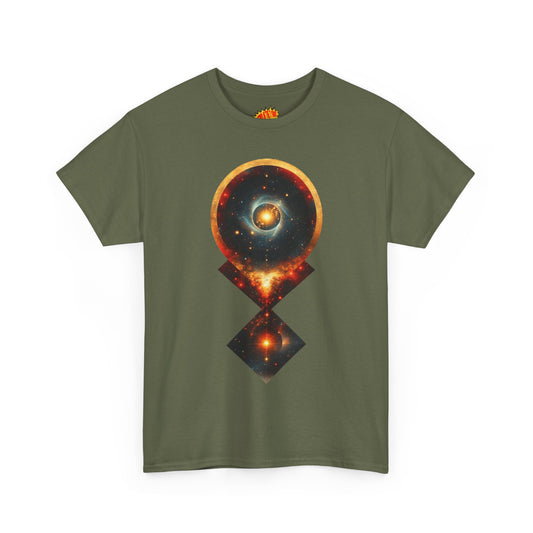 Geometric Space Nebula Graphic Art Tee Shirt *Multiple Colors*