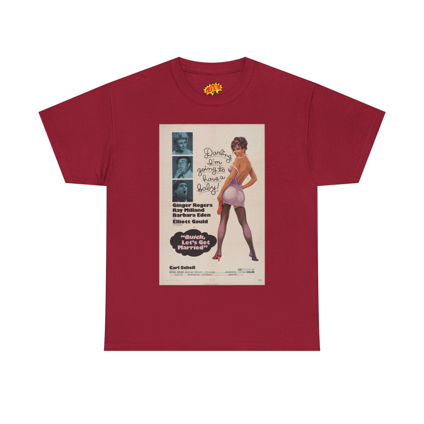 Quick, Let's Get Married Movie Poster T-Shirt *Multiple Colors*